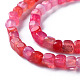 Chapelets de perles d'agate naturelle G-N326-99A-3