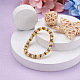 Yilisi 120 pièces 6 couleurs capuchon de perle en alliage de zinc FIND-YS0001-09-5