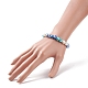 Bracelet extensible perlé rond en perles de verre pour femme BJEW-JB08532-3