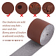 GORGECRAFT Matte Leather Strap 1.5 Inch Wide 79 Inch Long Saddle Brown Flat Leather Belt Strips for DIY Crafts Clothing Jewelry Wrapping Making Bag Furniture Handles Pet Collars Traction Ropes Belt DIY-WH0030-64C-4