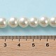 Abalorios de perla de vidrio perlados redondos X-HY-8D-B02-5