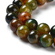 Chapelets de perles d'agate naturelle G-P516-A01-A04-2