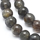 Naturali nera perle di pietra di luna fili G-D0003-C22-3