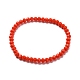 Faceted Glass Rondelle Beads Stretch Bracelet for Kid BJEW-JB06807-07-1