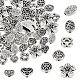 Sunnyclue 80pcs 8 Arten Legierung Perlen & Charms TIBEB-SC0001-08AS-1