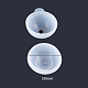 シリコンモールド  レジン型  UVレジン用  エポキシ樹脂ジュエリー作り  ラウンド  球型  ホワイト  50mm  2個/セット X-DIY-L021-08E-2