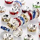 Brass Rhinestone Spacer Beads RB-A014-Z5mm-S-NF-1
