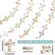 Нити строковые бусины из натуральных пресноводных ракушек BSHE-PA0001-01-2