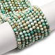 Бусы натуральная перуанская бирюза (яшма) G-A276-C13-3mm-2