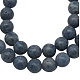 Natural Blue Coral Round Beads CORA-J001-01-6mm-1