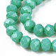 Chapelets de perles en verre opaque de couleur unie EGLA-A034-P6mm-D31-3