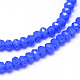 Faceted Rondelle Glass Beads Strands GLAA-M028-3mm-A04-2
