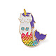 Unicorns Mermaid Alloy Enamel Brooches for Backpack Clothes JEWB-D063-02G-1