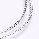 Catene placcate in argento sterling 925 elettrolitico STER-I015-05D-2