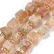Brins de perles de pierre de soleil naturelles d'Arusha&nbsp;G-G053-B16-02-1