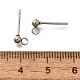 201 фурнитура для сережек-гвоздиков из нержавеющей стали STAS-R156-01P-01-2
