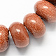 Synthetic Goldstone Beads Strands G-S105-8mm-10-1