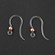 Transparent Resin Earring Hooks RESI-G050-01RG-2