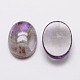 Oval Natural Amethyst Cabochons G-K020-16x12mm-03-2