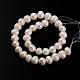 Natural Cultured Freshwater Pearl Beads Strands PEAR-E002-07-2