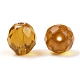 Perles de verre tchèques polies au feu LAMP-O017-151-YM10-3