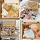 Cajas rectangulares de madera para recuerdos con tapas. CON-WH0101-003-6