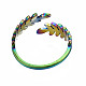 Манжетные кольца в виде листьев RJEW-N038-025-3