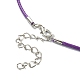 Fabricación de collar de cordón encerado 30pcs 5 colores NCOR-FS0001-01-3