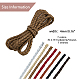 Superfindings 7 hilos 7 colores trenzados cordones de cuero pu WL-FH0001-01-2