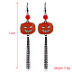 Серьги с подвесками из сплава и эмали на тему Хэллоуина FS-WG50C46-18-1