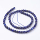 Natural Lapis Lazuli Beads Strands G-G059-6mm-2