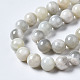 Natürlichen weißen Mondstein Perlen Stränge G-N328-51C-01-3
