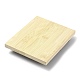 Soportes de exhibición de aretes de madera rectangulares de 9 ranura EDIS-R027-04F-2