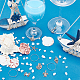Sunnyclue bricolage pendentif thème océan verre à vin étiquettes à breloque kit de fabrication DIY-SC0018-48-5