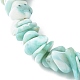 Bracelets extensibles en perles de larimar naturelles pour enfants BJEW-JB06389-02-4