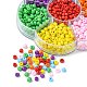 1050Pcs 7 Color 6/0 Opaque Colours Glass Seed Beads SEED-CJ0001-19-4