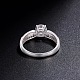 Shegrace 925 anillo de dedo de plata esterlina JR522A-4