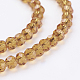 Faceted Round Glass Beads Strands X-EGLA-J042-4mm-04-3