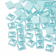 Cabujones de perlas de imitación de plástico ABS SACR-R748-6x6mm-Z19-1