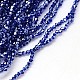 Electroplate Glass Beads Strands EGLA-J026-2mm-F30-2