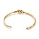 Bracelets manchette en acier inoxydable doré 304 pour femme BJEW-C050-01F-G-3