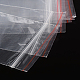 プラスチックジップロックバッグ  再封可能な包装袋  トップシール  長方形  透明  15x10cm  片側の厚さ：0.9ミル（0.025mm） X-OPP-S002-1-2