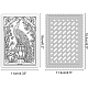 Benecreat 1 лист пластиковые штампы из ПВХ DIY-BC0008-96-2