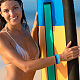 Pandahall Elite 1 Set handgefertigte Heishi-Surfer-Stretcharmbänder aus Polymer-Ton mit CCB-Kunststoffperlen BJEW-PH0004-30A-6