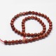 Chapelets de perles en jaspe rouge naturel G-G736-30-10mm-2