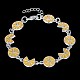 Trendy Brass Link Bracelets BJEW-BB31114-7