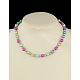 Модные эластичные ожерелья для детей NJEW-JN00428-07-1