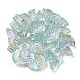 Placage uv perles d'émail acrylique irisé arc-en-ciel OACR-G012-08-4