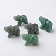 Natürliche grüne Aventurin 3d Elefanten nach Hause Display Dekorationen G-A137-B01-11-1