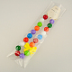 Enfants en bloc perles acryliques bubblegum colliers volumineux NJEW-JN00403-01-3